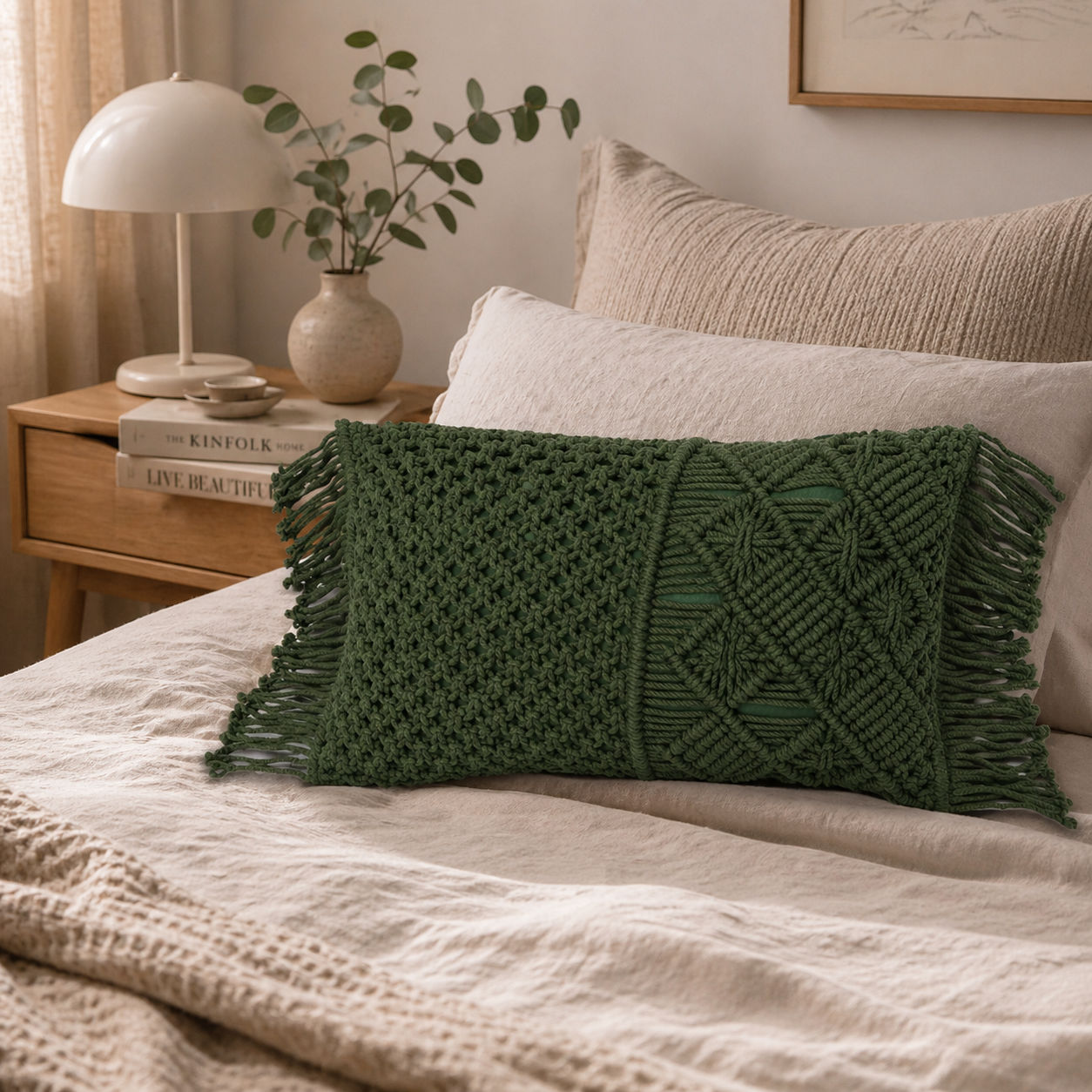 Attractive Design Macrame Cushion Cover